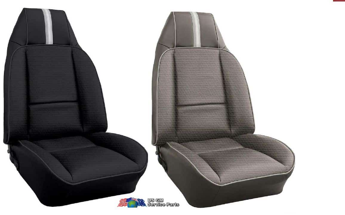 Seat Trim Kit: 80 Custom Cloth Berlinetta - Front & Rear